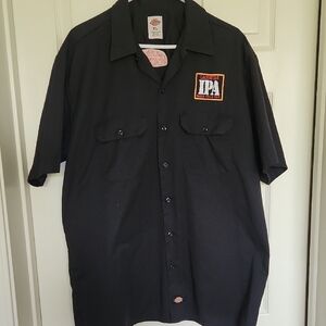 Lagunitas IPA Dickies Black Men's Casual Button Down Shirt